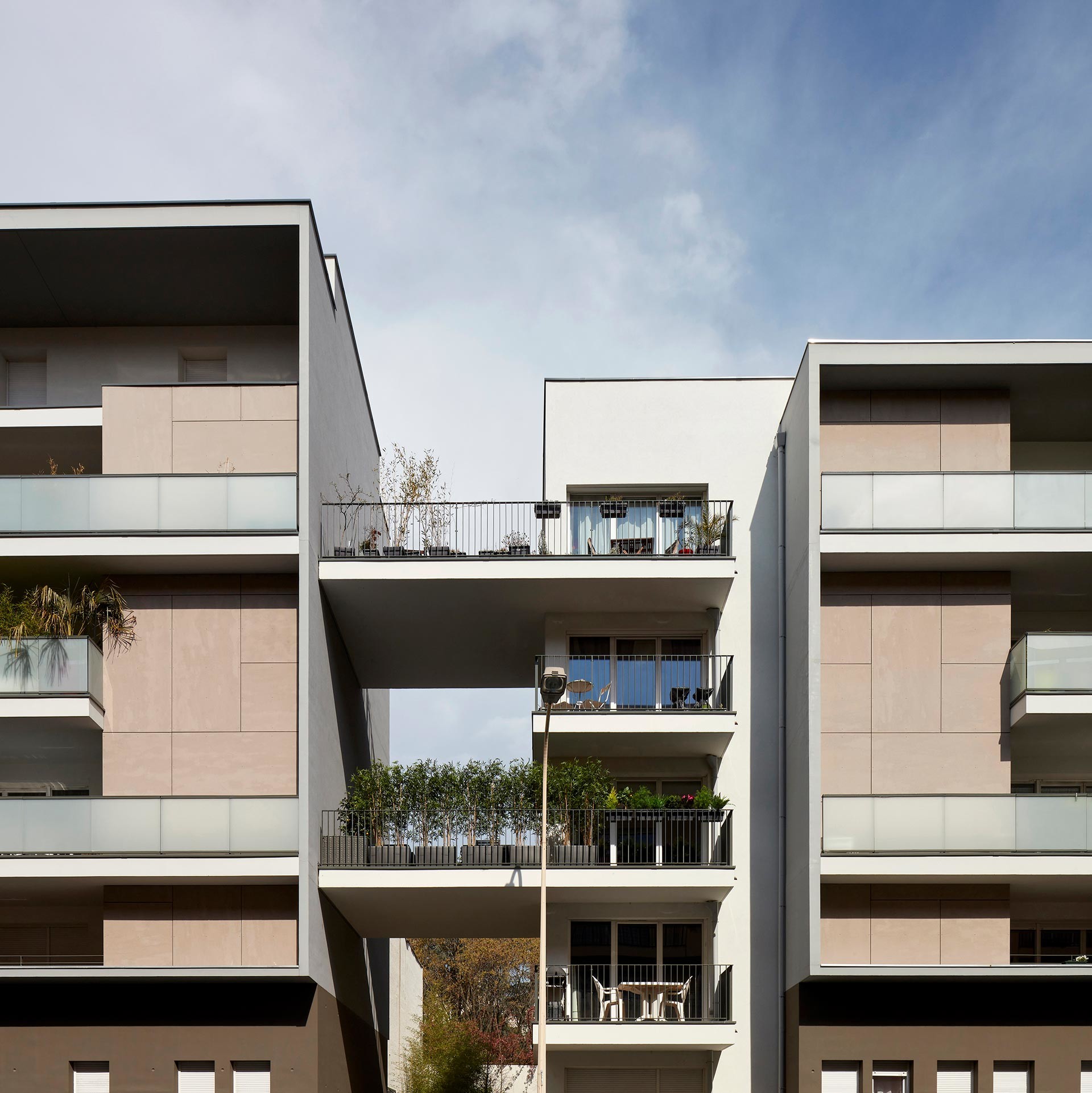 logement le Majestic - balcons